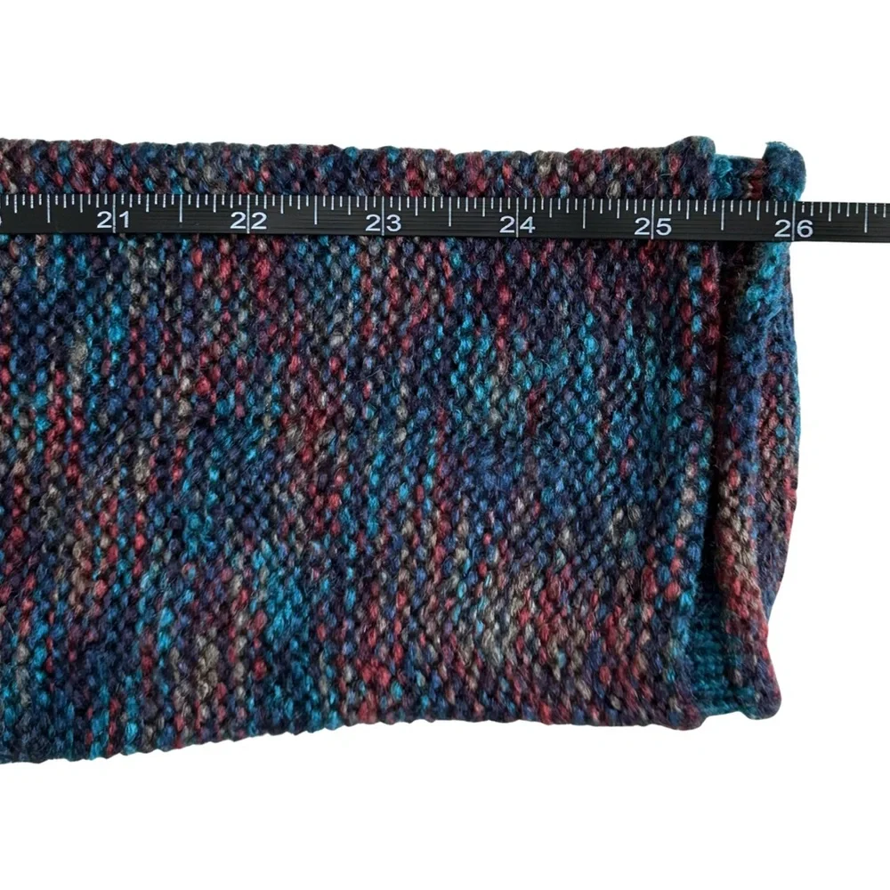NWT North River Outfitters Cottagecore Cowl Neck Boho Crochet Sweater - M - Blue